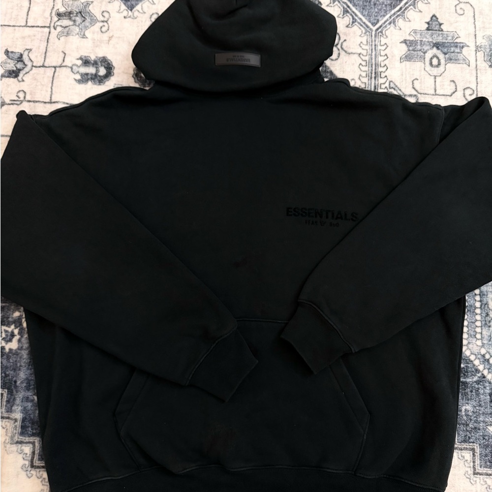 Essentials Midnight Black Sweatshirt